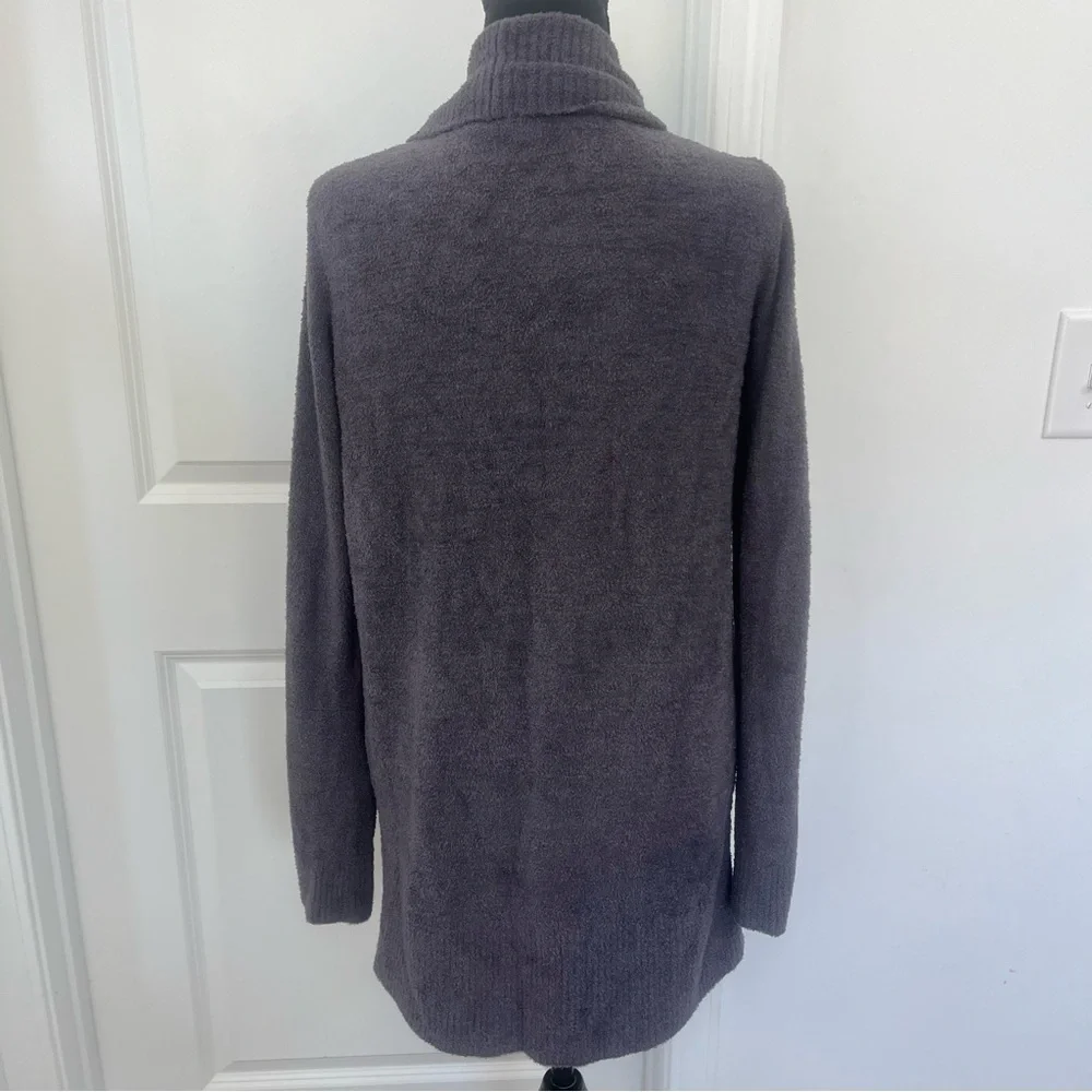 Barefoot Dreams CozyChic Lite® Circle Cardigan Sz M Purple - Picture 4 of 6